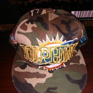 New Era Camo Miami Dolphins snap back